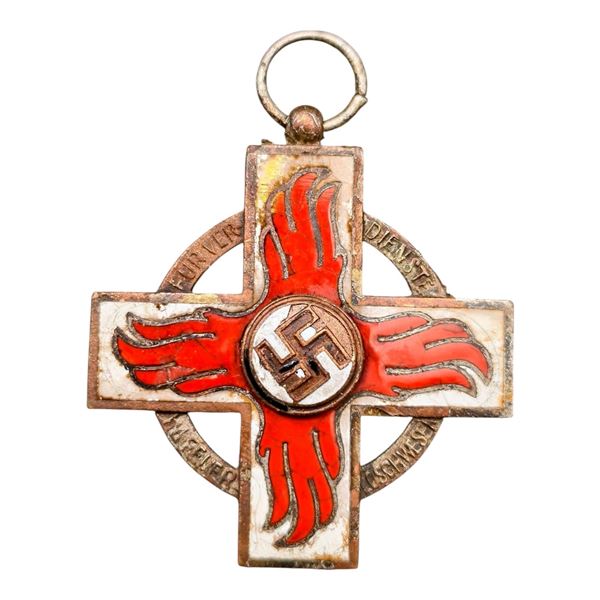 Third Reich Nazi Fire Brigade Cross Second Class