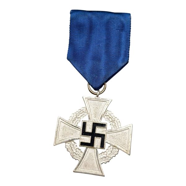 Third Reich Nazi 25 Year Faithful Service Medal