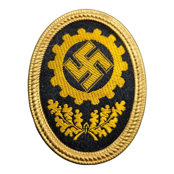 Third Reich Nazi DAF Cap Insignia