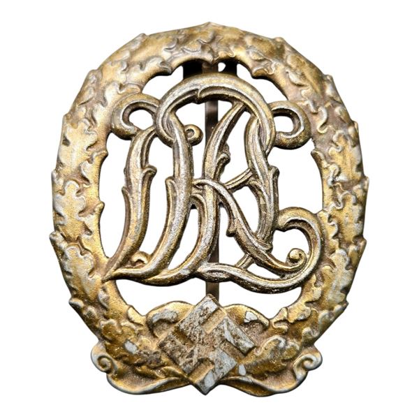 Third Reich Nazi DRL Badge in Bronze