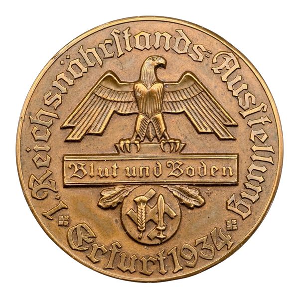 Third Reich Blut und Boden 1934 Medal for Butter
