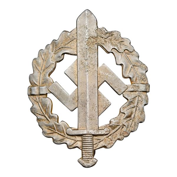 German WWII SA Sport Badge in Silver