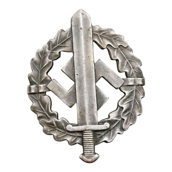 Third Reich Nazi SA Sport Badge in Silver