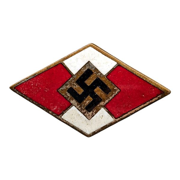 German WWII Hitler Youth HJ Membership Badge