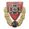 Image 1 : German WWII Veterans Association 40 Year Pin Badge