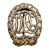 Image 1 : Third Reich Nazi DRL Badge in Bronze