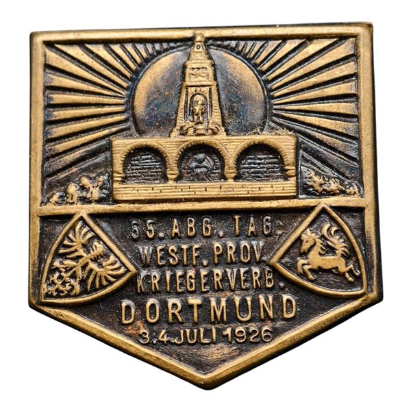 German 1926 Dortmund Event Tinnie Badge