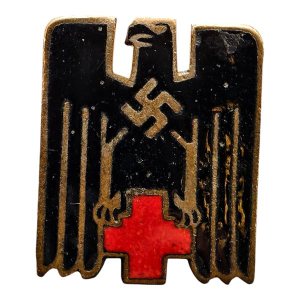 Third Reich Nazi Red Cross Pin Badge