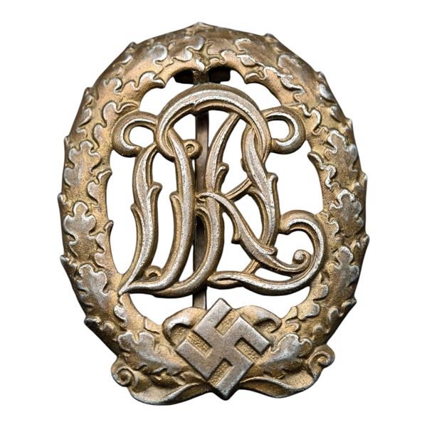 Third Reich Nazi DRL Badge in Bronze