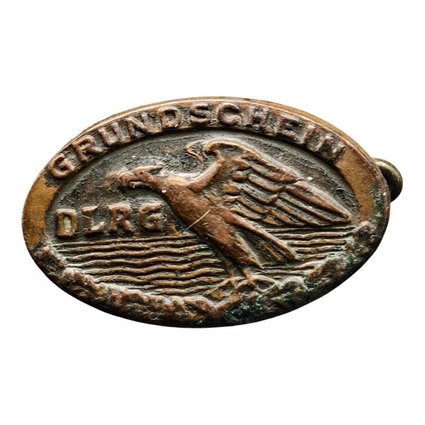 Third Reich Nazi DLRG Life Saving Pin Badge