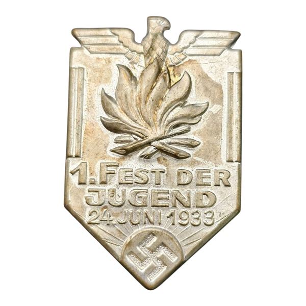 Third Reich Fest Der Jugend 1933 Tinnie Badge