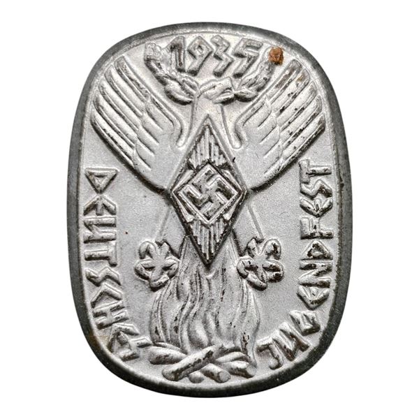 Third Reich Nazi Jugendfest 1935 Tinnie Badge