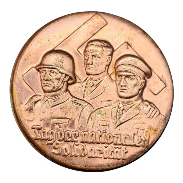 Third Reich Nazi Tag der Nationalen Tinnie Badge