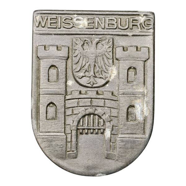 Third Reich Weissenburg Tinnie Badge