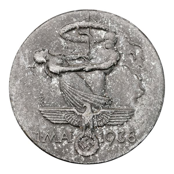 Third Reich Nazi 1 Mai 1938 Tinnie Badge