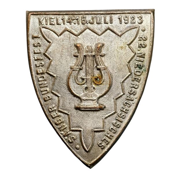 Third Reich Sager Bundefest 1923 Tinnie Badge