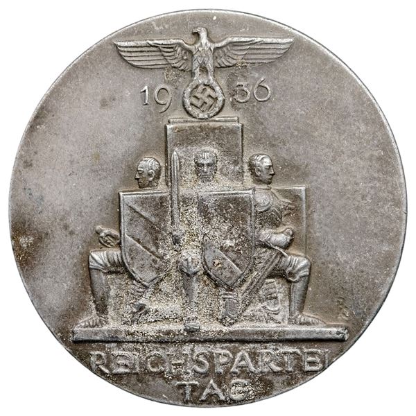 Third Reich Reichsparteitag 1936 Tinnie Badge
