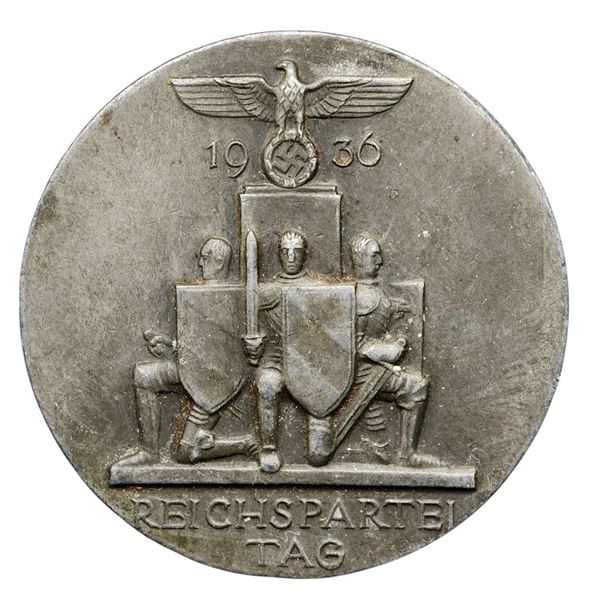 Third Reich Reichsparteitag 1936 Tinnie Badge