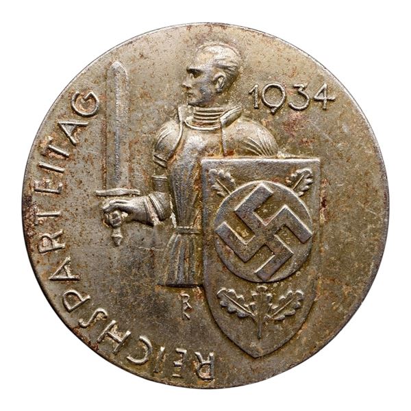 Third Reich Reichsparteitag 1934 Tinnie Badge