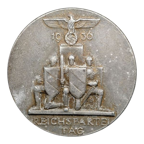 Third Reich Reichsparteitag 1936 Tinnie Badge