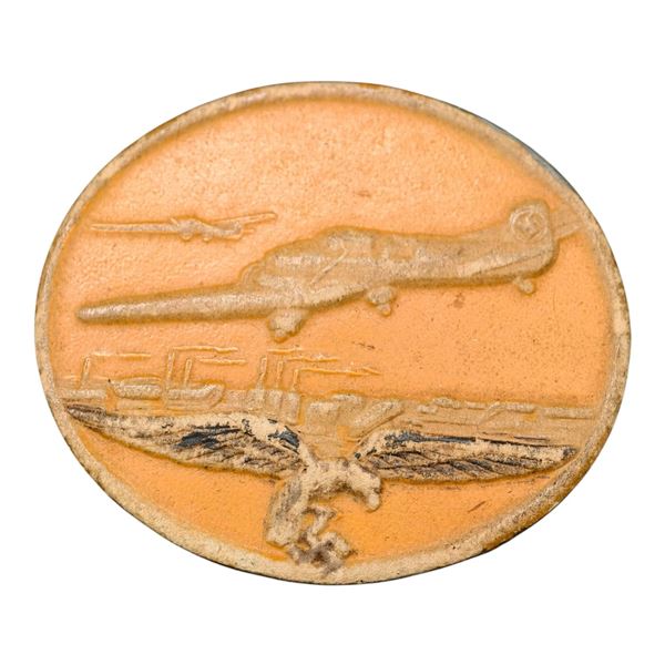 Third Reich Luftwaffe Factory Tinnie Badge