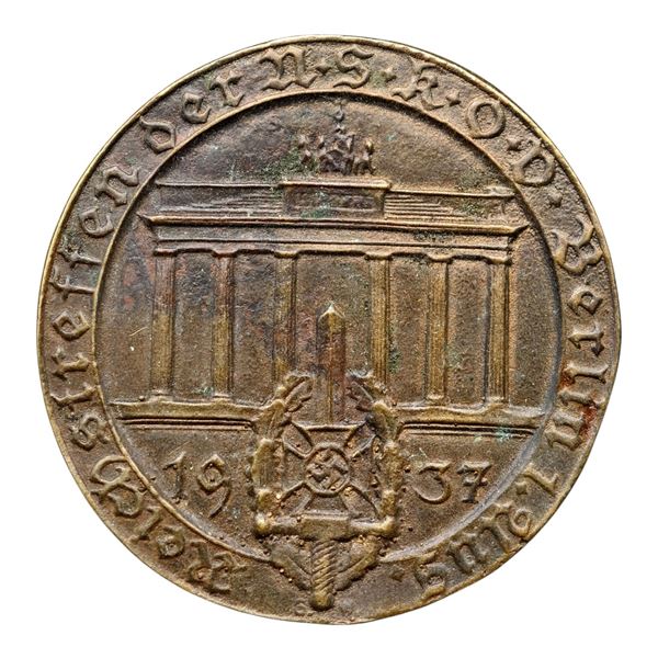 Third Reich Veterans Association NSKOV 1937 Tinnie Badge