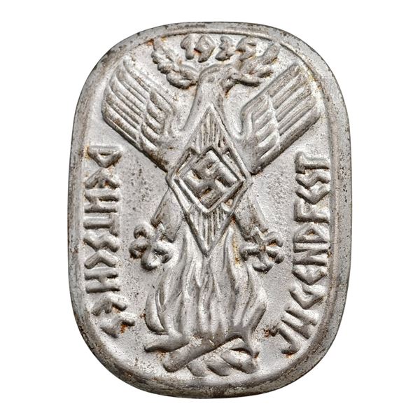 Third Reich Jugendfest 1935 Tinnie Badge