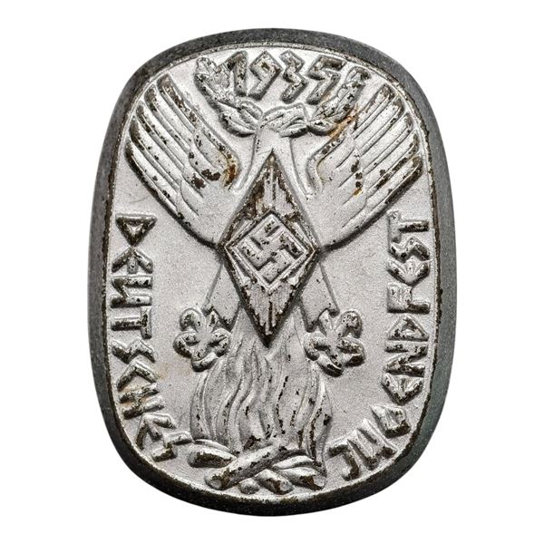Third Reich Jugendfest 1935 Tinnie Badge