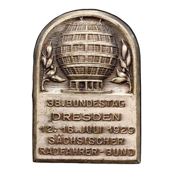 Third Reich Bundestag Dresden 1929 Tinnie Badge