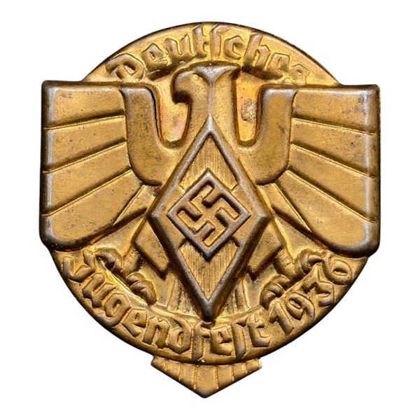 Third Reich Jugendfest 1936 Tinnie Badge