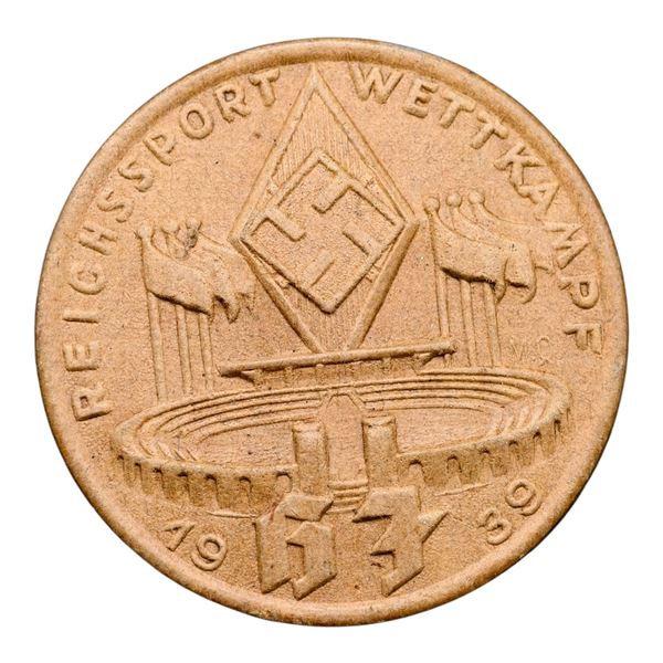 Third Reich Nazi Hitler Youth HJ 1939 Tinnie