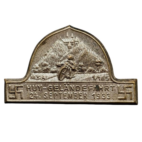 Third Reich Nazi 1933 Tinnie Badge