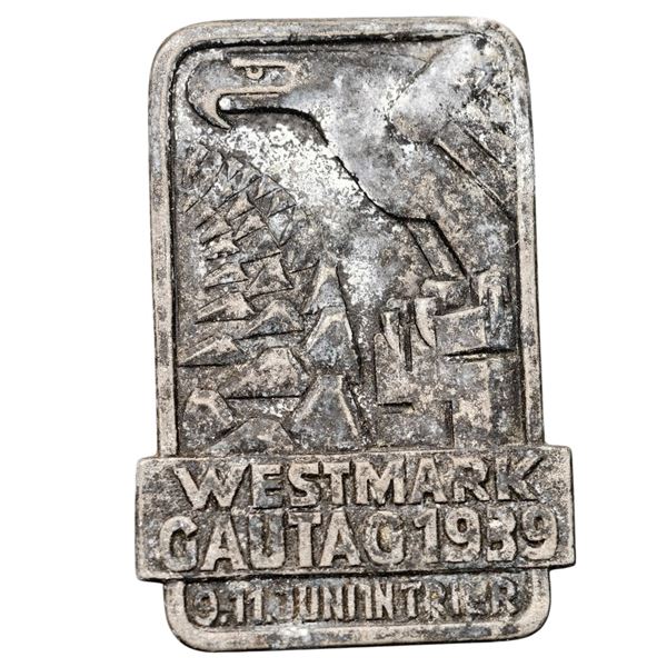 Third Reich Nazi 1939 Tinnie Badge