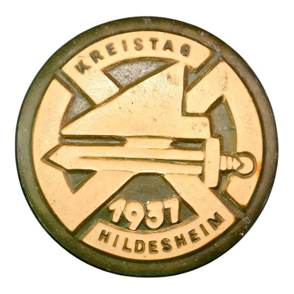 Third Reich Nazi Kreistag 1937 Badge