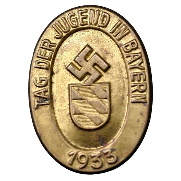 Third Reich Nazi Tag der Jugend Tinnie Badge