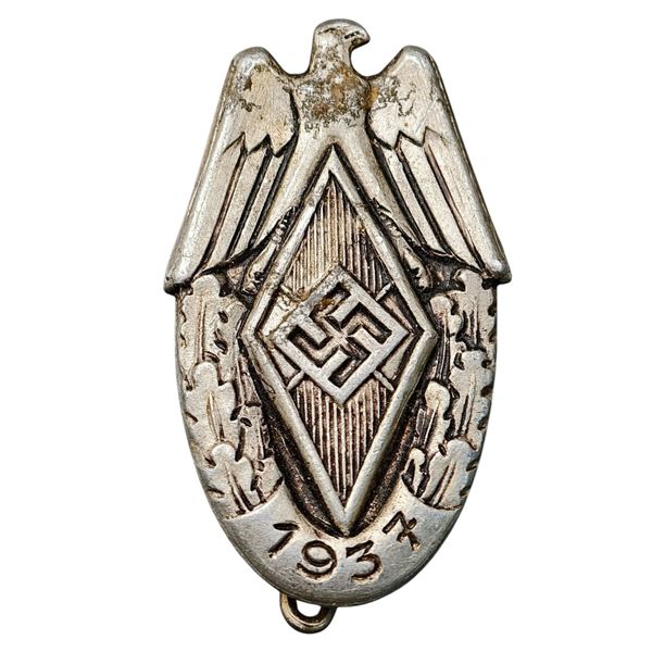 Hitler Youth HJ 1937 Pin Badge