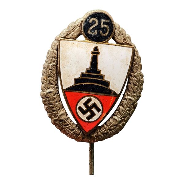 Third Reich Nazi Veterans Association 25 Year Stickpin
