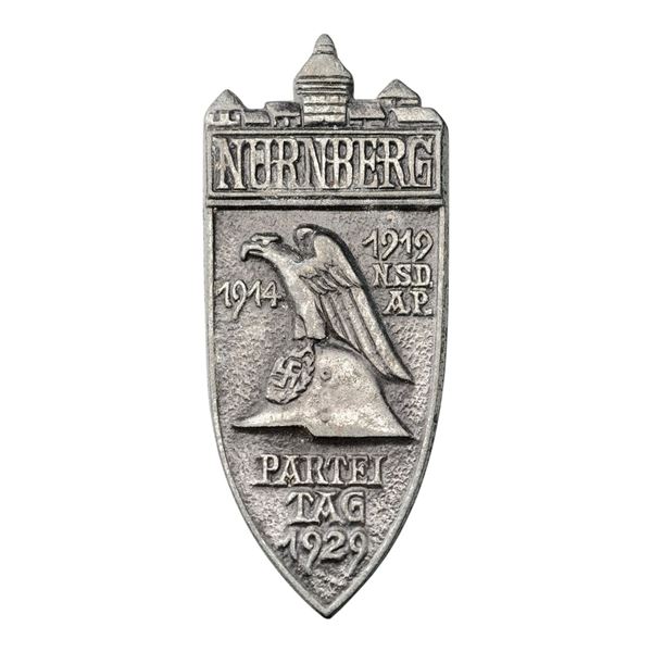 Third Reich Nazi NSDAP Reichsparteitag 1929 Badge