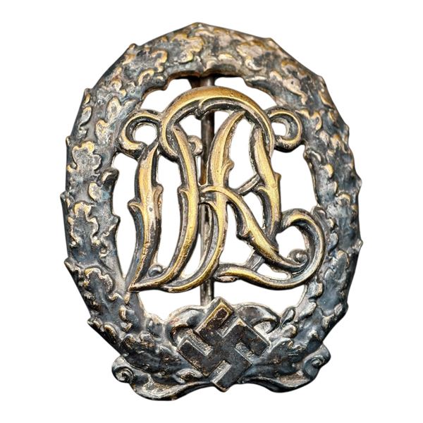 Third Reich Nazi DRL Badge in Bronze