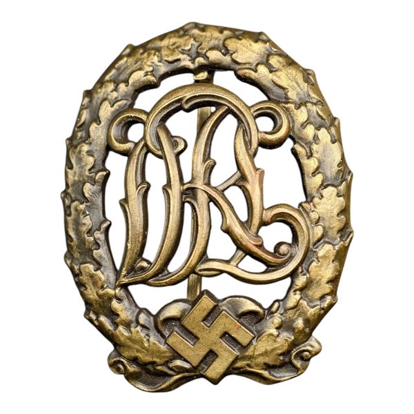 Third Reich Nazi DRL Badge in Bronze