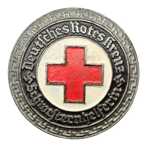 Third Reich Nazi Red Cross Nurses Aide Badge