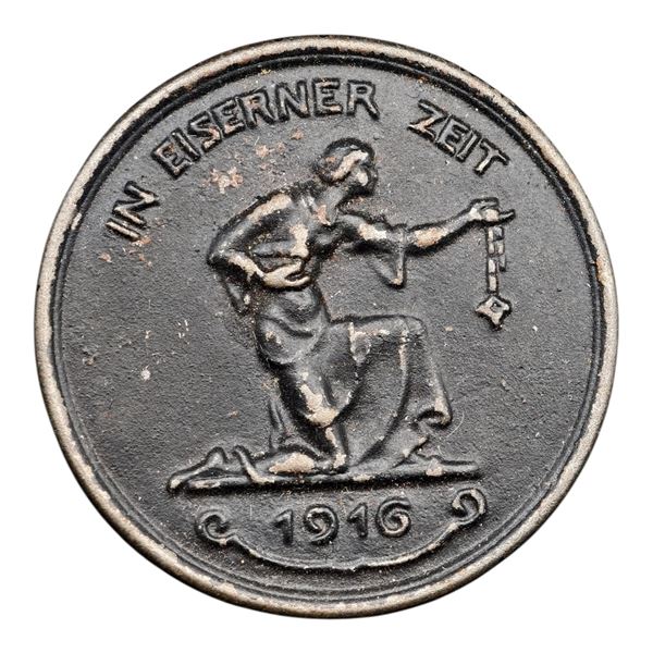 German WWI Iron Time In Eiserner Zeit Patriotic Donation Medal