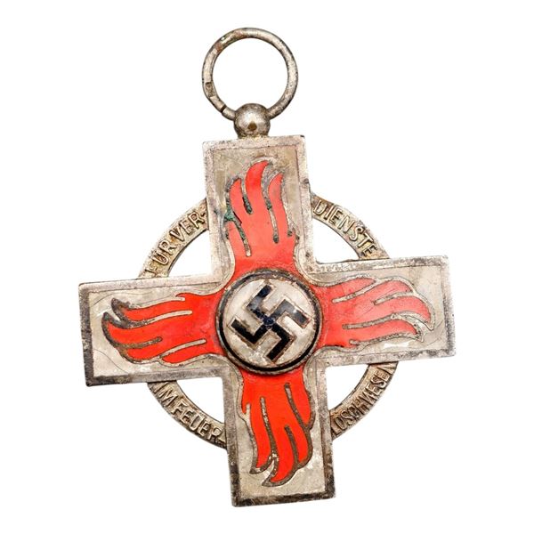 Third Reich Nazi Fire Brigade Medal