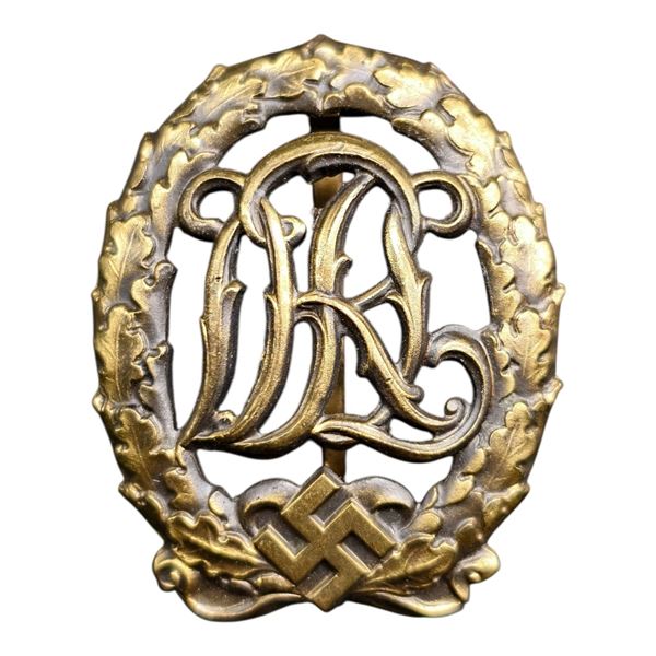 Third Reich Nazi DRL Badge in Bronze