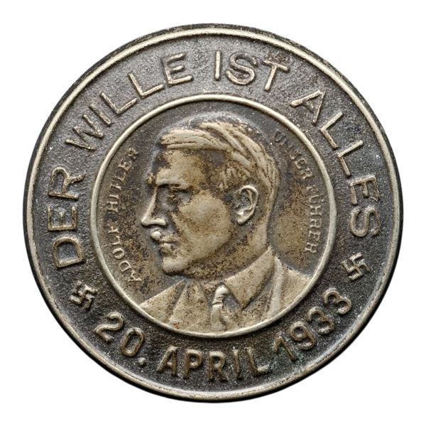 NSDAP Adolf Hitler 20 April 1933 Badge