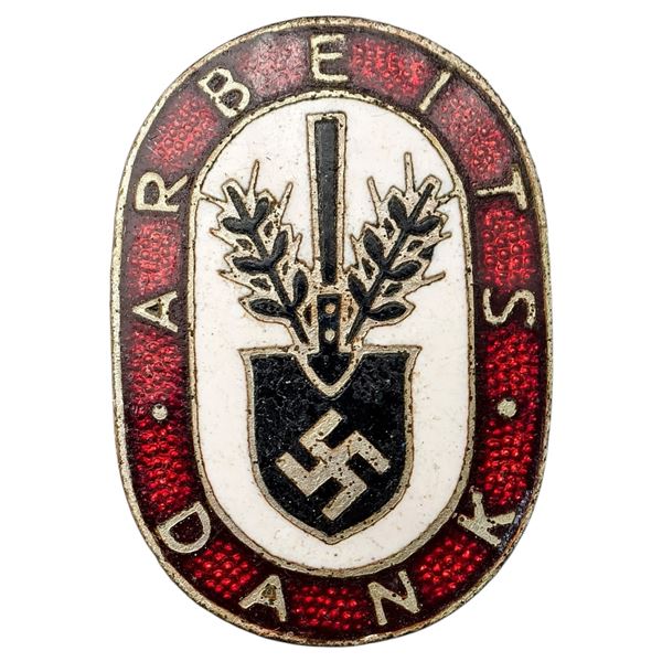 Third Reich Nazi RAD Badge