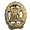Image 1 : Third Reich Nazi DRL Badge in Bronze Mini