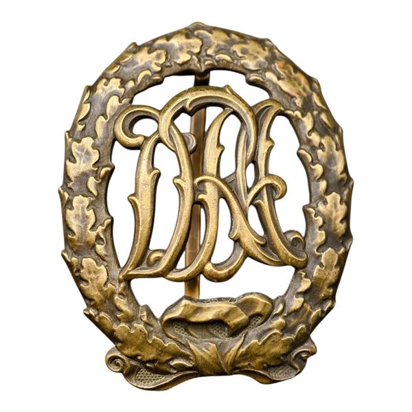 Third Reich Nazi DRL Badge in Bronze