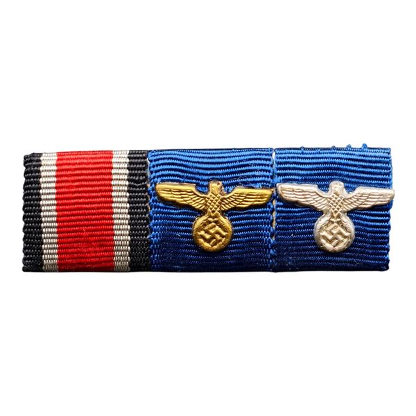 Third Reich Nazi 3 Place Ribbon Bar