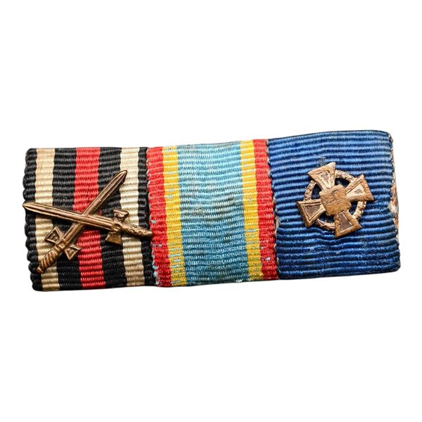 Third Reich Nazi 3 Place Ribbon Bar